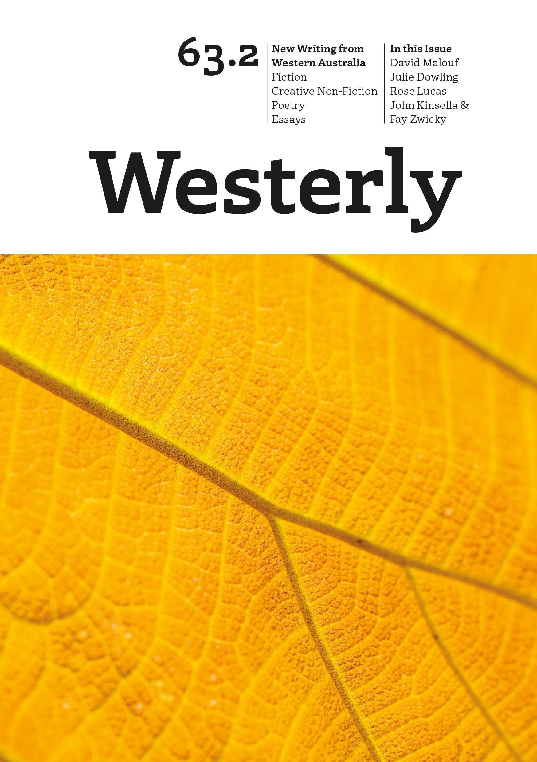 ABR/Westerly Magazine - $126